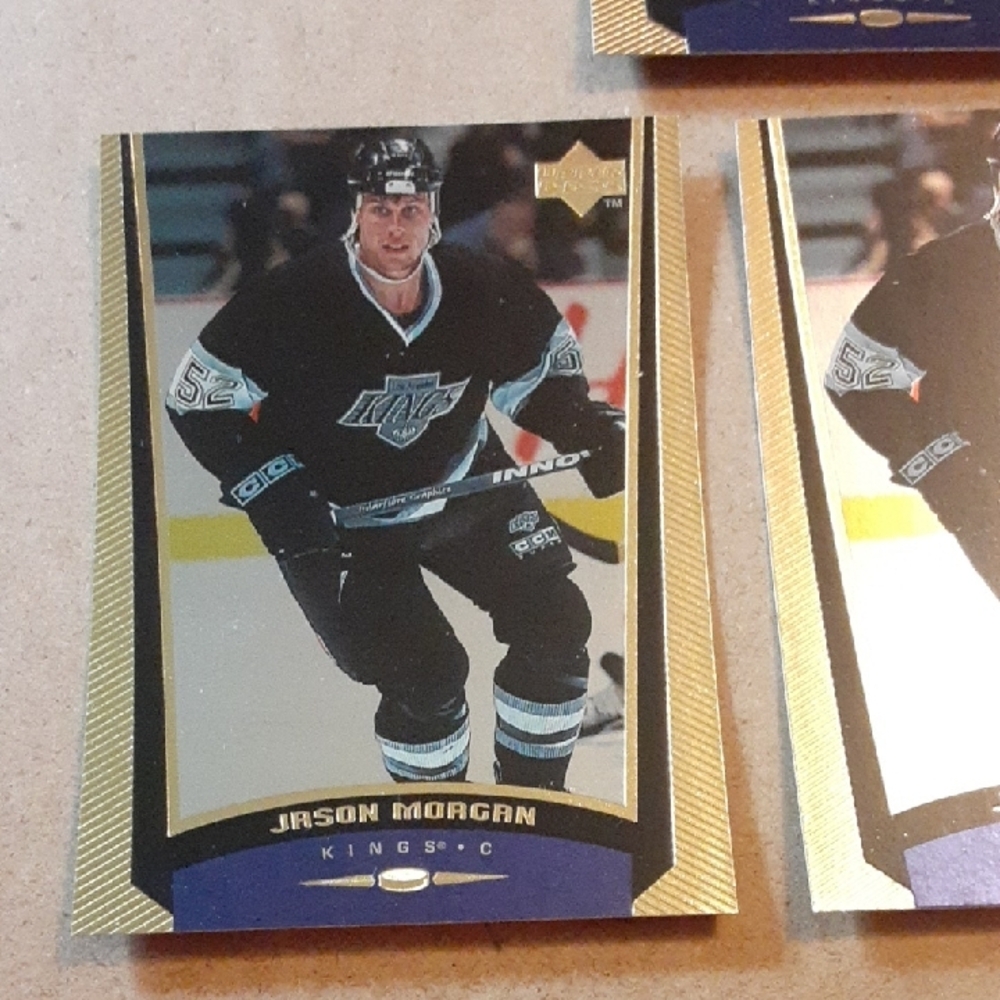 Jason Morgan Kings Hockey Rookie Card Set - Black and Gold